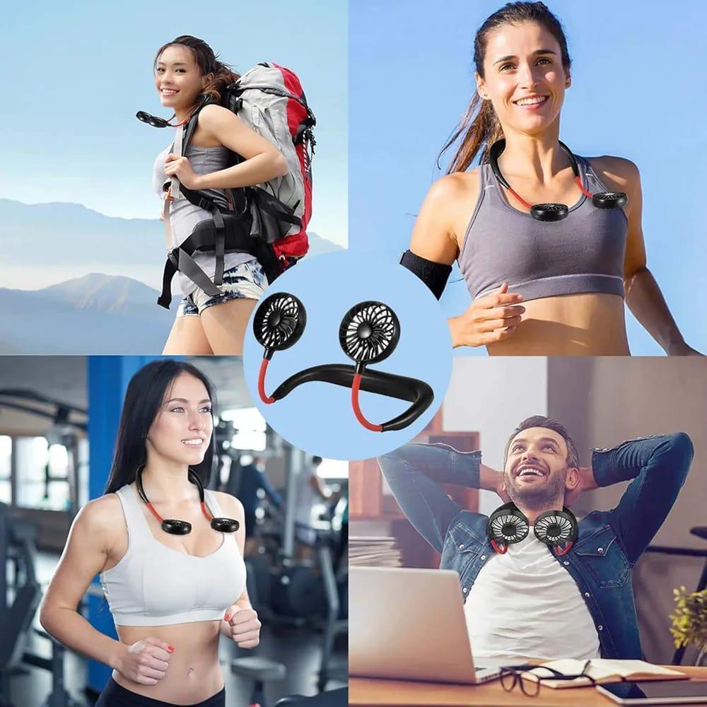 Portable Neck Fan – Hands-Free Cooling Comfort